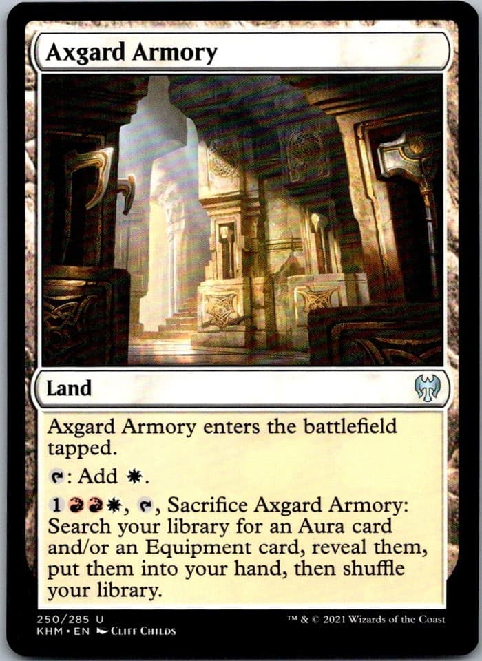 Axgard Armory U KHM #250 NM MTG Magic