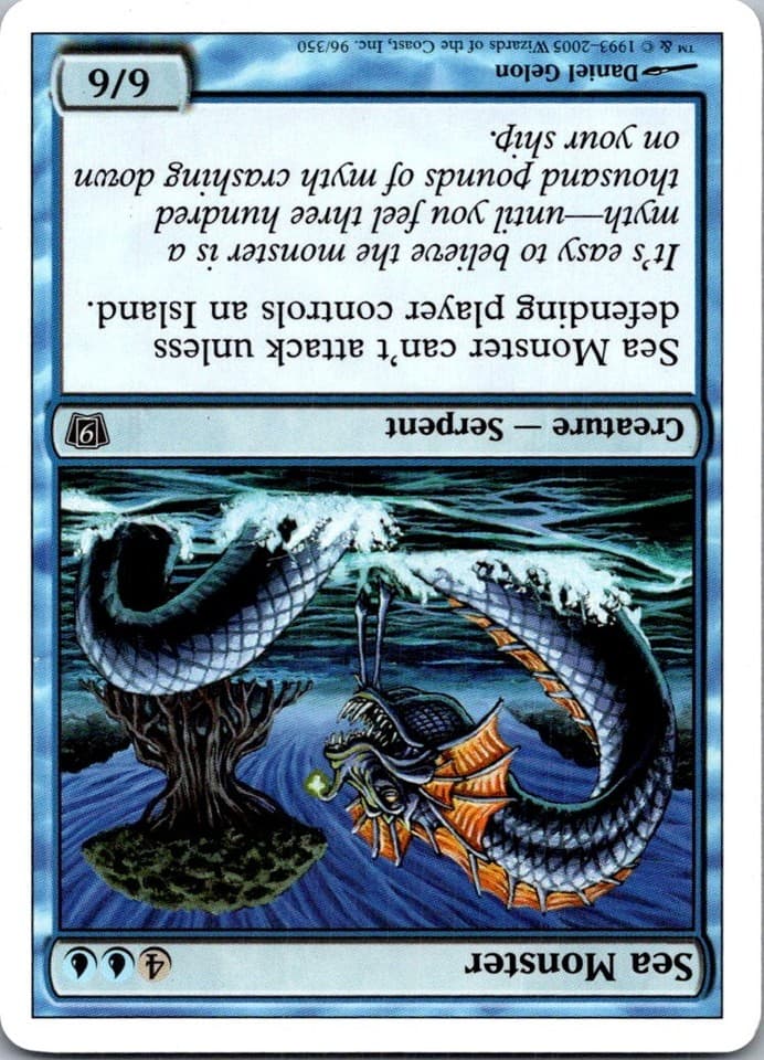 Sea Monster C 9ED # NM MTG Magic
