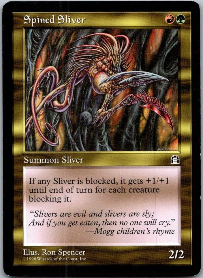 Spined Sliver S TSB #101 LP MTG Magic