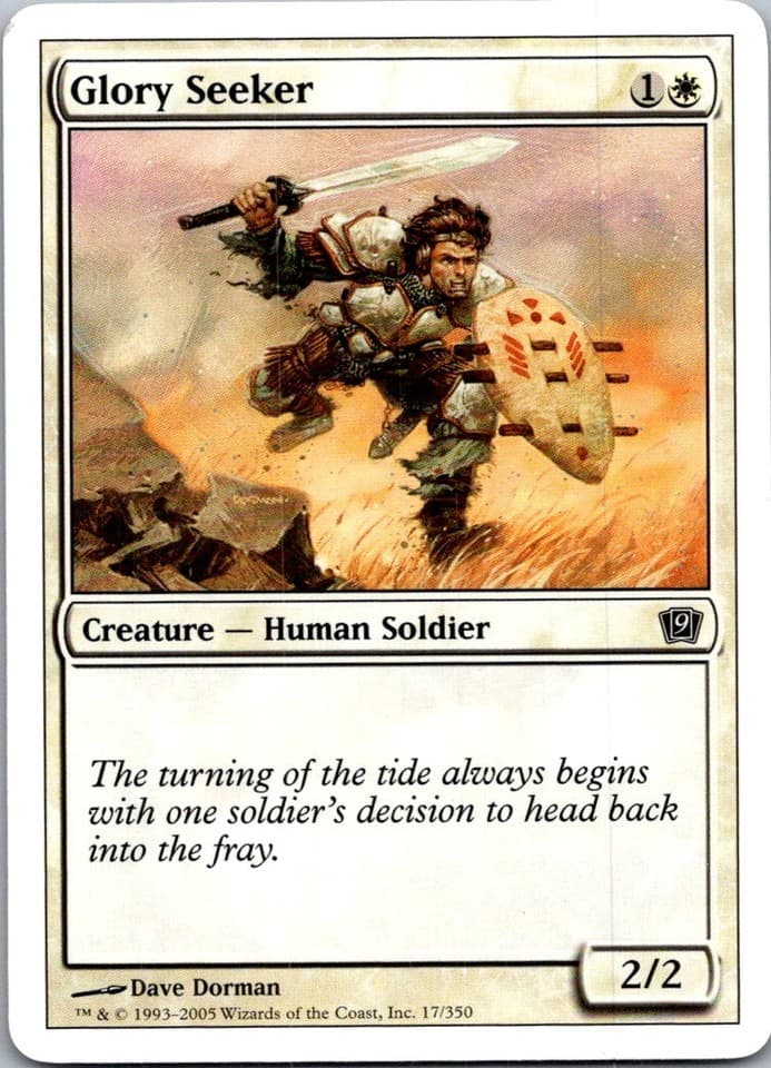 Glory Seeker C 9ED #17 LP MTG Magic