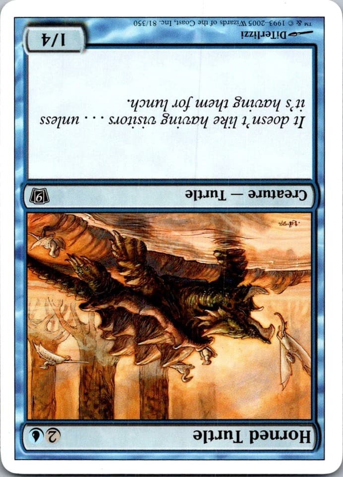 Horned Turtle C 9ED #81 NM MTG Magic