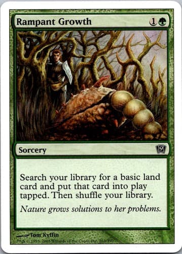Rampant Growth C 9ED #263 NM MTG Magic