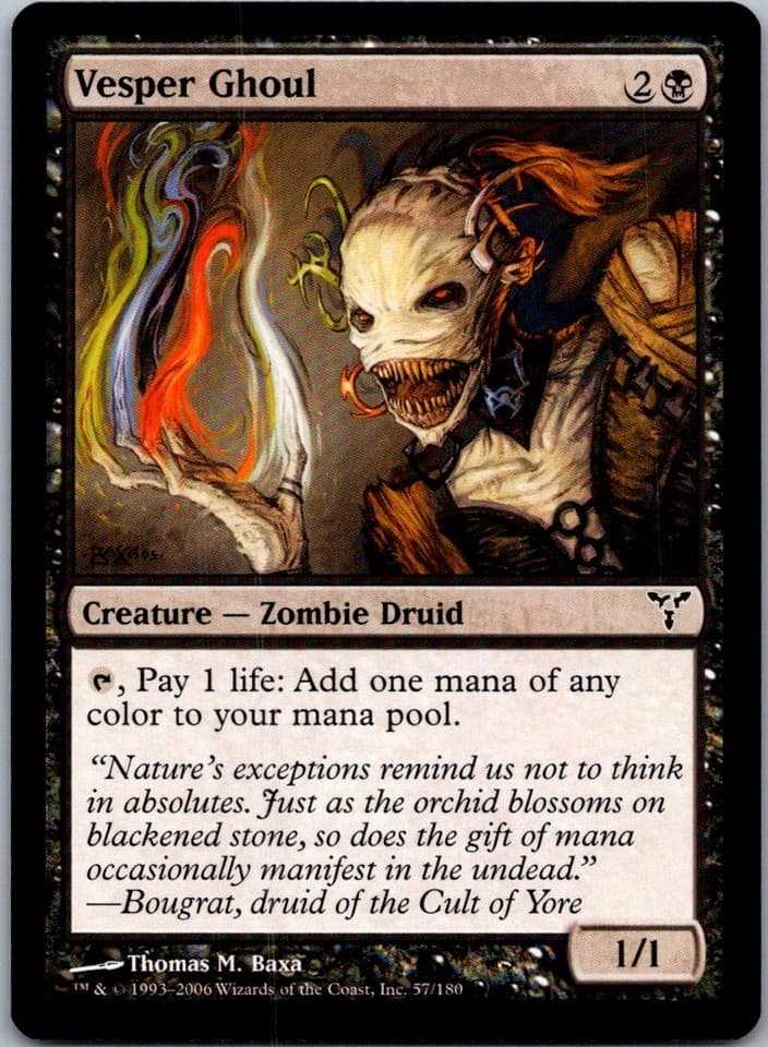 Vesper Ghoul C DIS #57 LP MTG Magic