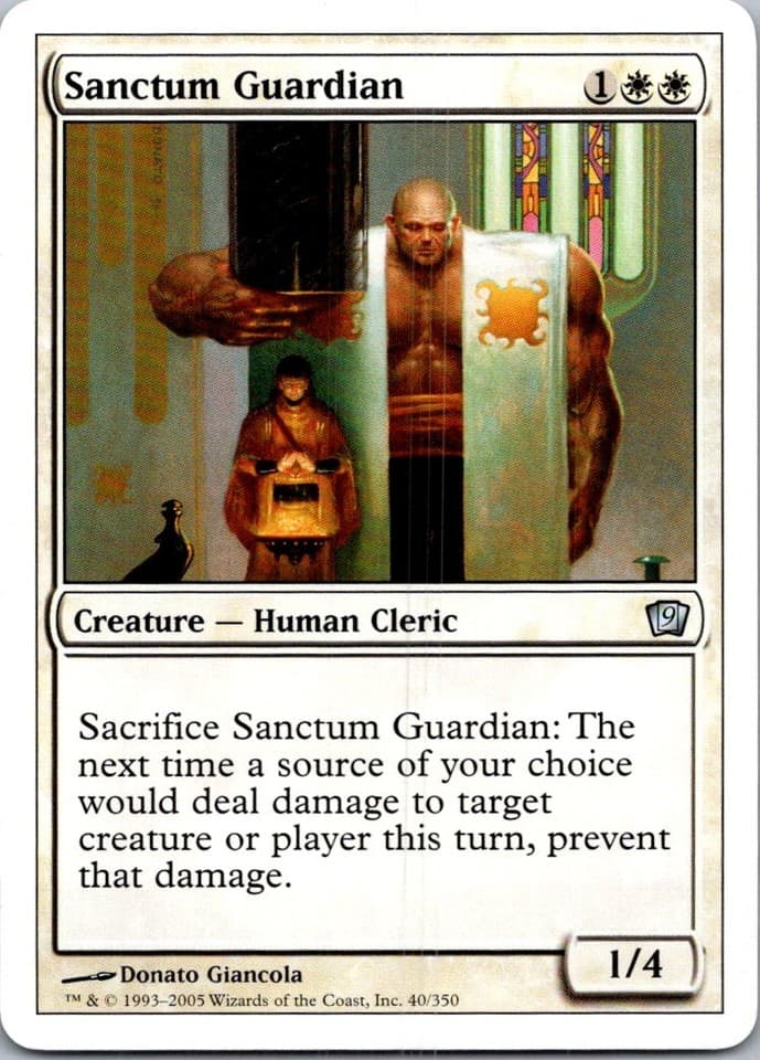 Sanctum Guardian (Italian) - "Guardiano del Santuario" U PSAL #G51 NM MTG Magic