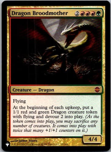 Dragon Broodmother M LIST #53 LP MTG Magic