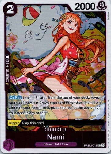 Nami R Premium Booster - The Best - Vol. 2 PRB02 - 012 NM