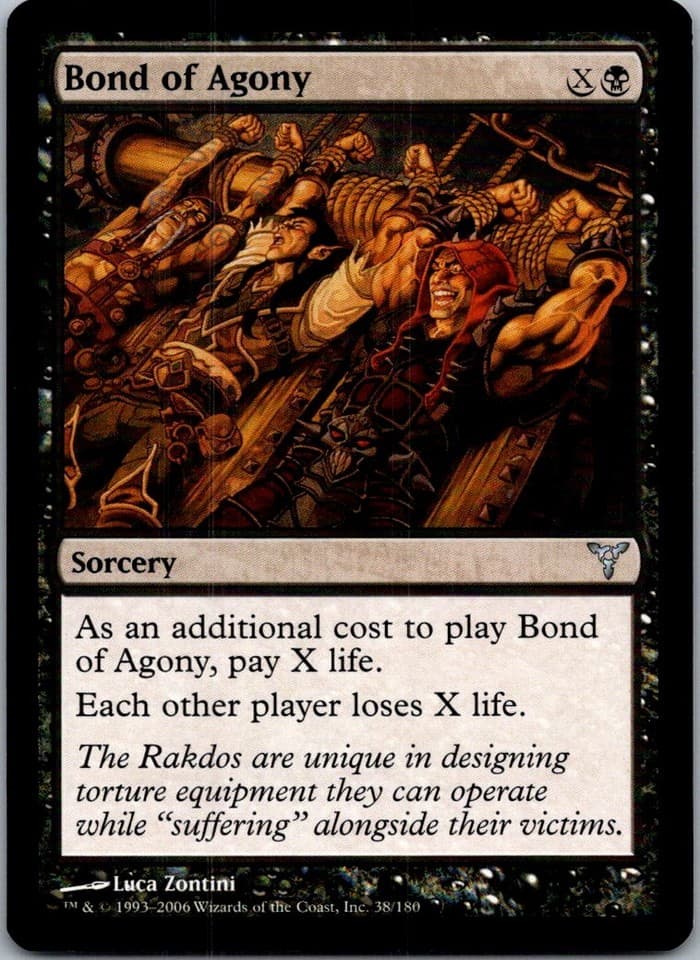 Bond of Agony U DIS #38 LP MTG Magic