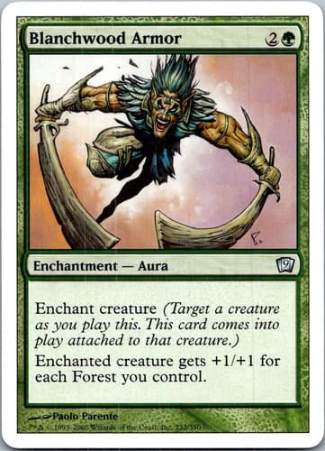 Blanchwood Armor U 8ED #234 LP MTG Magic