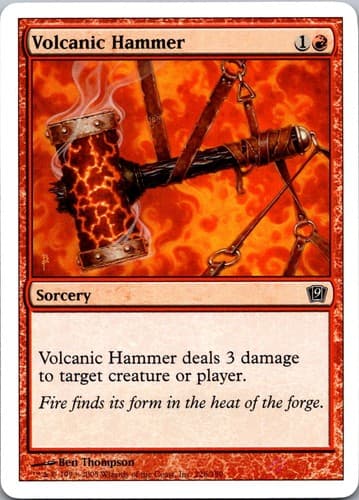 Volcanic Hammer C 9ED #226 NM MTG Magic