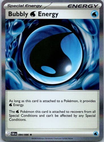 Bubbly W Energy Rare ME04: Chaos Rising 084/086 NM