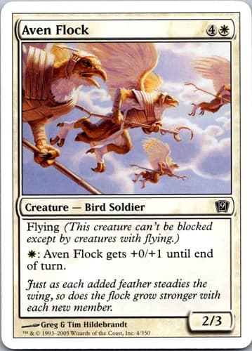 Aven Flock C 8ED #6 NM MTG Magic