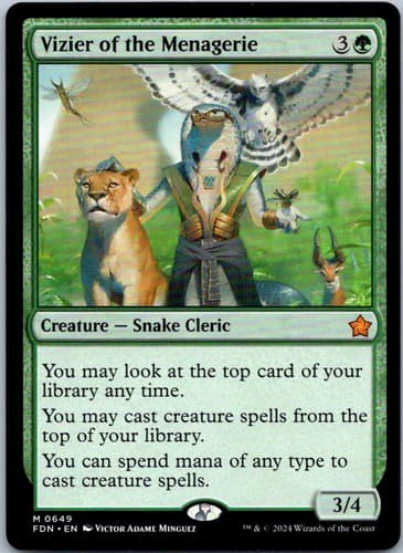 Vizier of the Menagerie () M Foundations 649 NM
