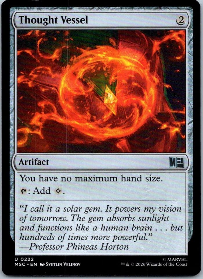 Thought Vessel U Commander: Marvel Super Heroes 222 NM