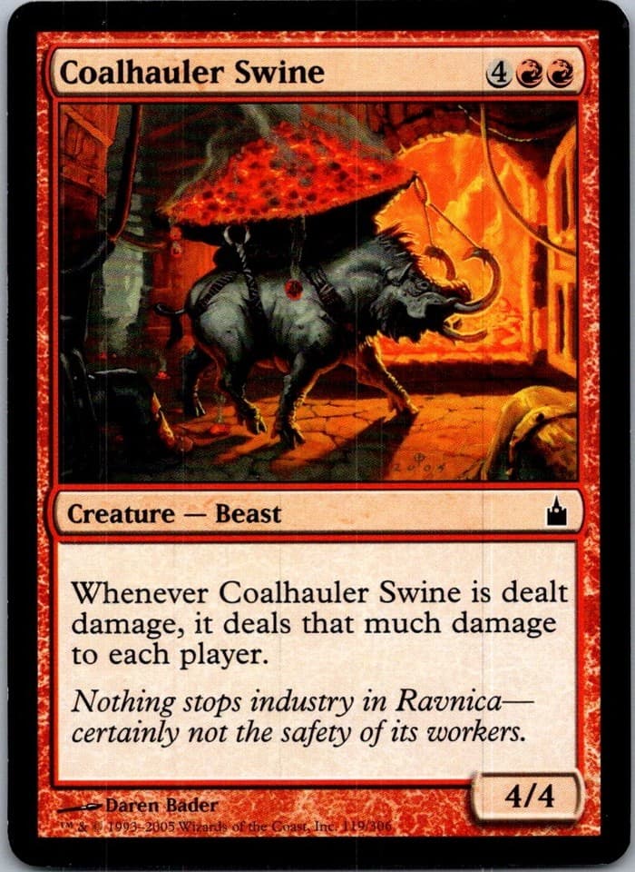 Coalhauler Swine C RAV #119 LP MTG Magic