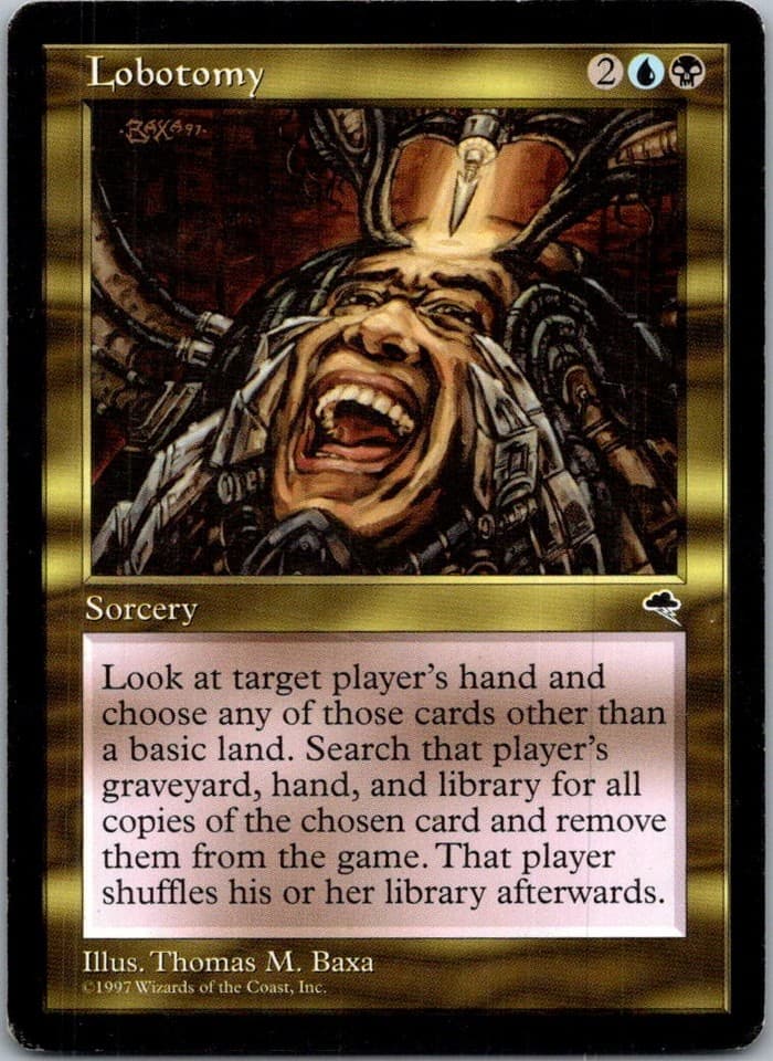 Lobotomy U TMP #267 NM MTG Magic
