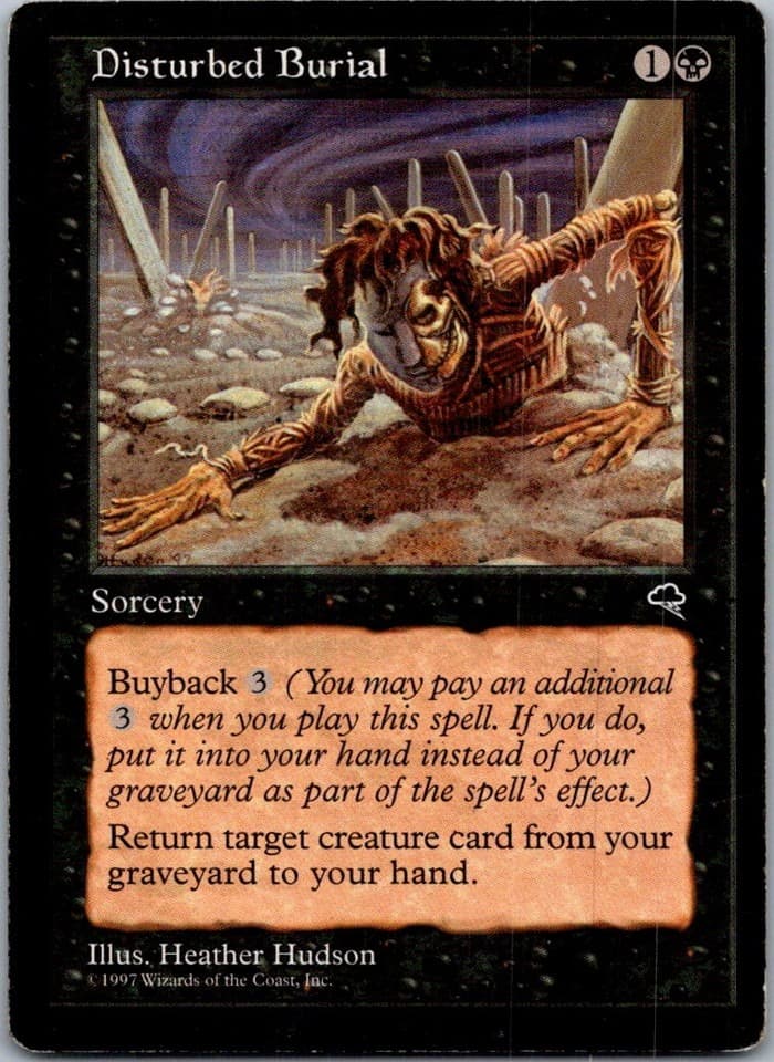 Disturbed Burial C LIST # LP MTG Magic