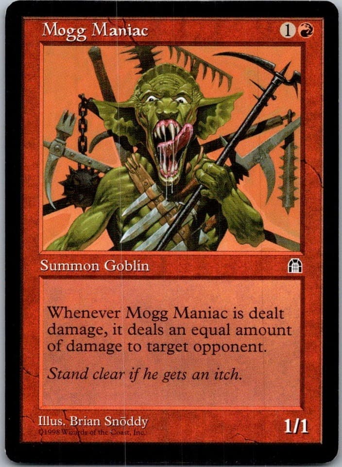 Mogg Maniac U STH # LP MTG Magic