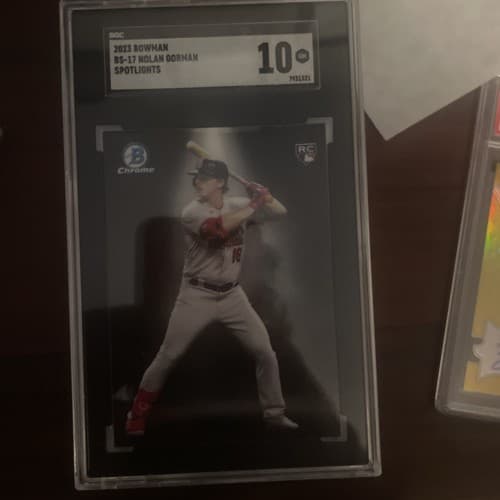 SGC 10 2023 Bowman Spotlights Nolan Gorman RC St. Louis Cardinals #BS - 17 GM