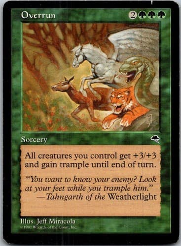 Overrun U ATH #54 LP MTG Magic