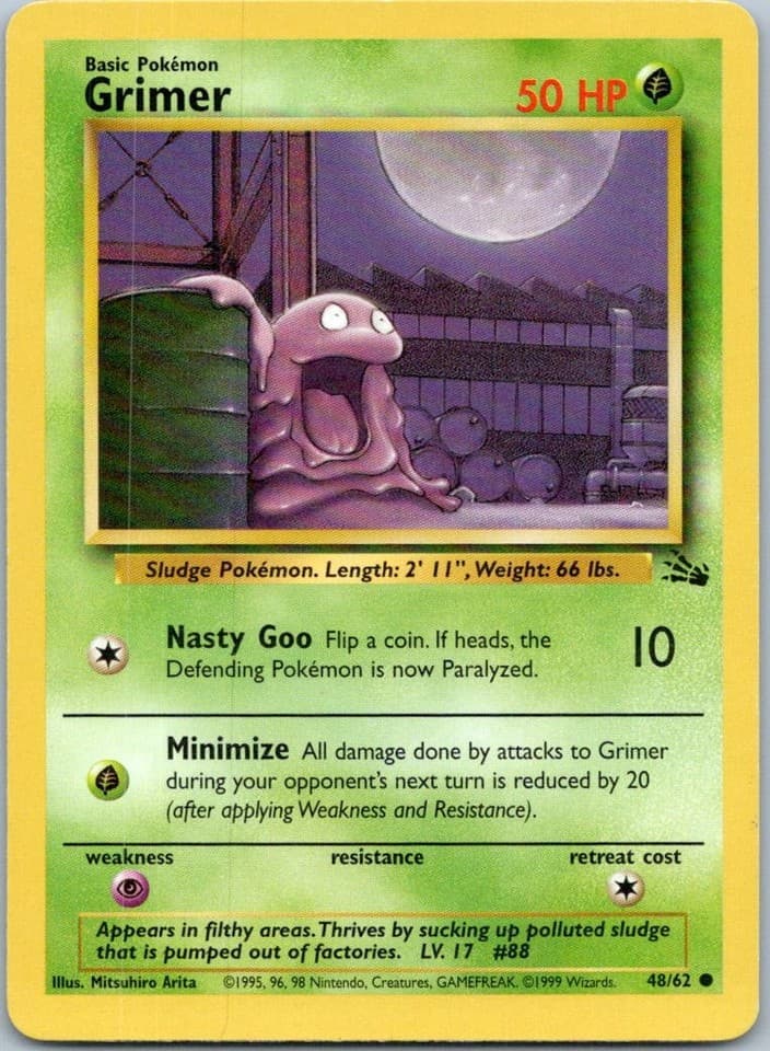 Grimer Common Fossil 48/62 NM