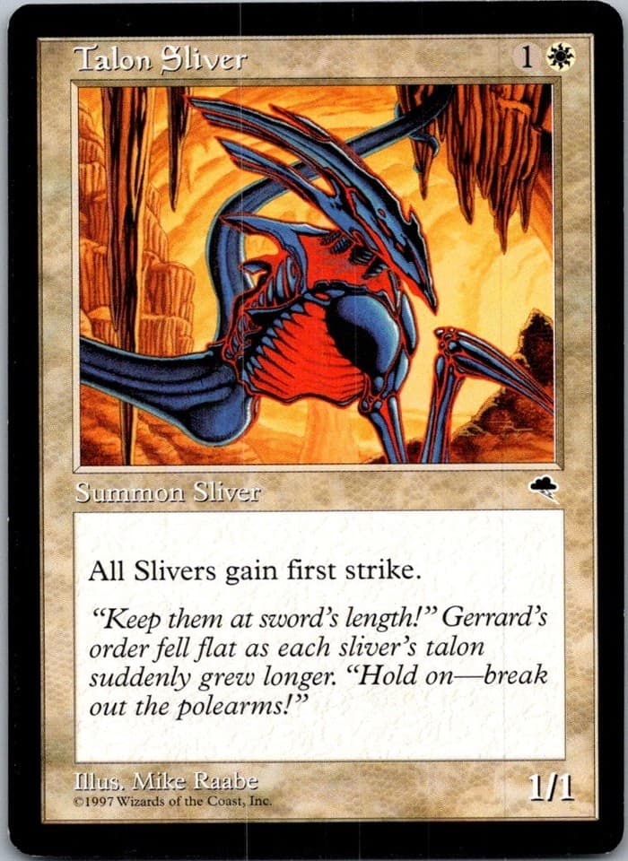 Talon Sliver C TMP #50 LP MTG Magic