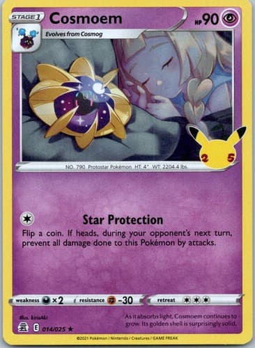 Cosmoem Holo Rare Celebrations 014/025 NM