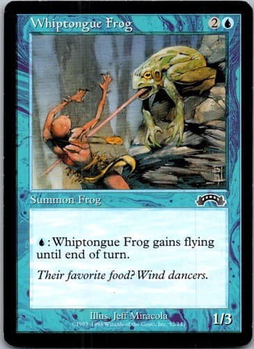 Whiptongue Frog C EXO #52 LP MTG Magic