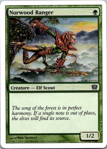 Norwood Ranger C 9ED #260 NM MTG Magic
