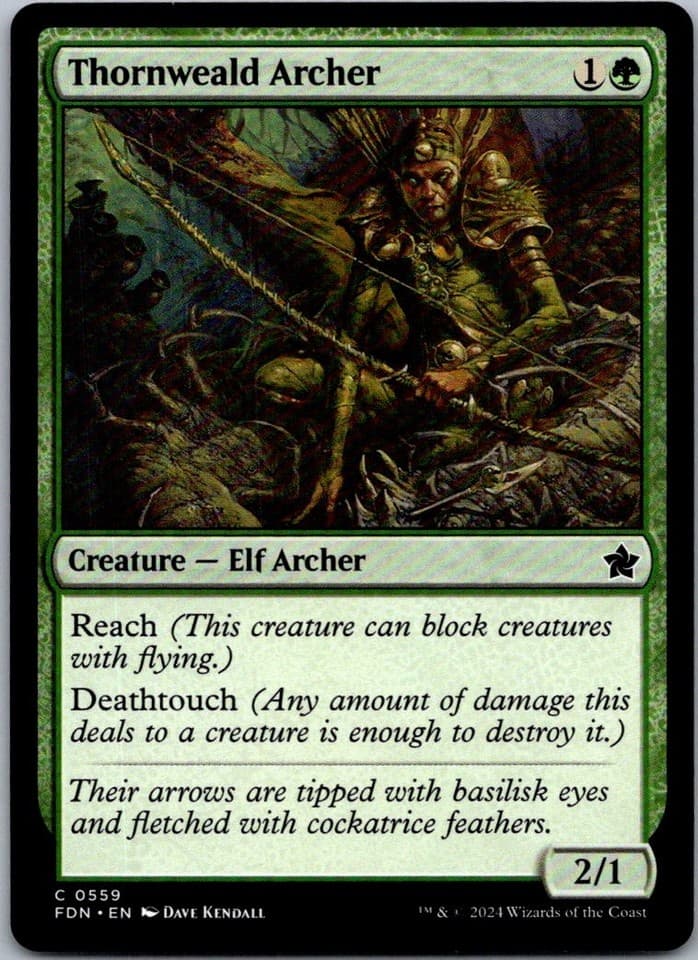 Thornweald Archer C DDR #22 NM MTG Magic