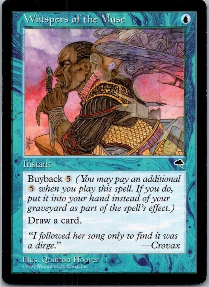 Whispers of the Muse U TMP #103 LP MTG Magic