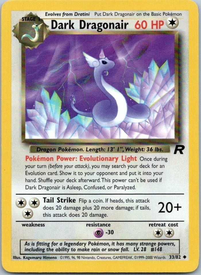 Dark Dragonair Uncommon Team Rocket 33/82 NM