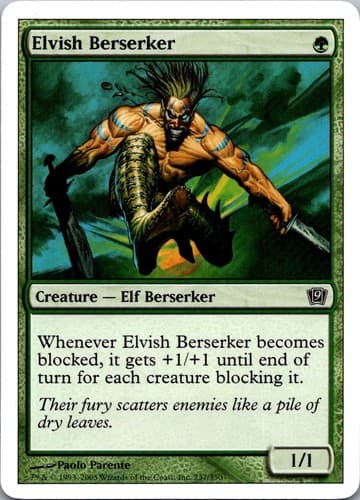 Elvish Berserker C 9ED #237 NM MTG Magic
