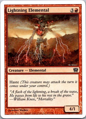 Lightning Elemental (Spanish) - "Elemental de rayos" C PS11 #116 NM MTG Magic