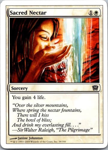 Sacred Nectar C 9ED #38 NM MTG Magic