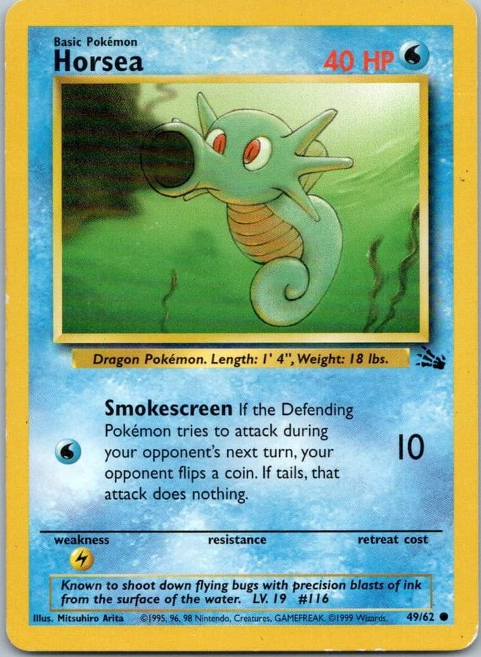 Horsea Common Unleashed 49/95 NM
