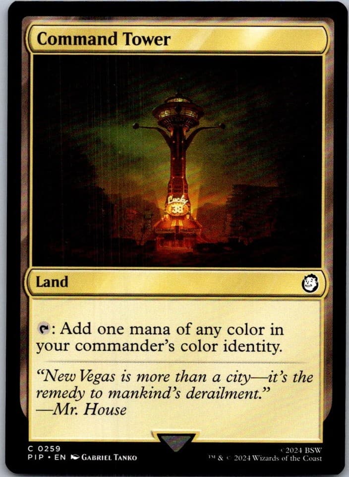 Command Tower C PIP #787 LP MTG Magic