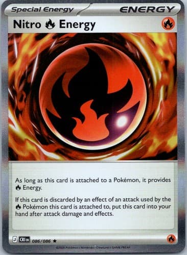 Nitro R Energy Rare ME04: Chaos Rising 086/086 NM