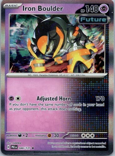 Iron Boulder Rare SV07: Stellar Crown 071/142 NM