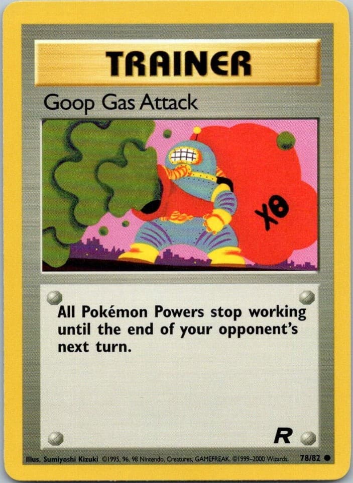 Goop Gas Attack Common Team Rocket 78/82 NM