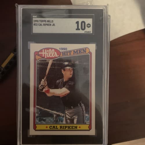 SGC 10 1990 Topps Hills Hit Men Cal Ripken Jr. GEM MINT RARE LOW POP EBAY 1/1