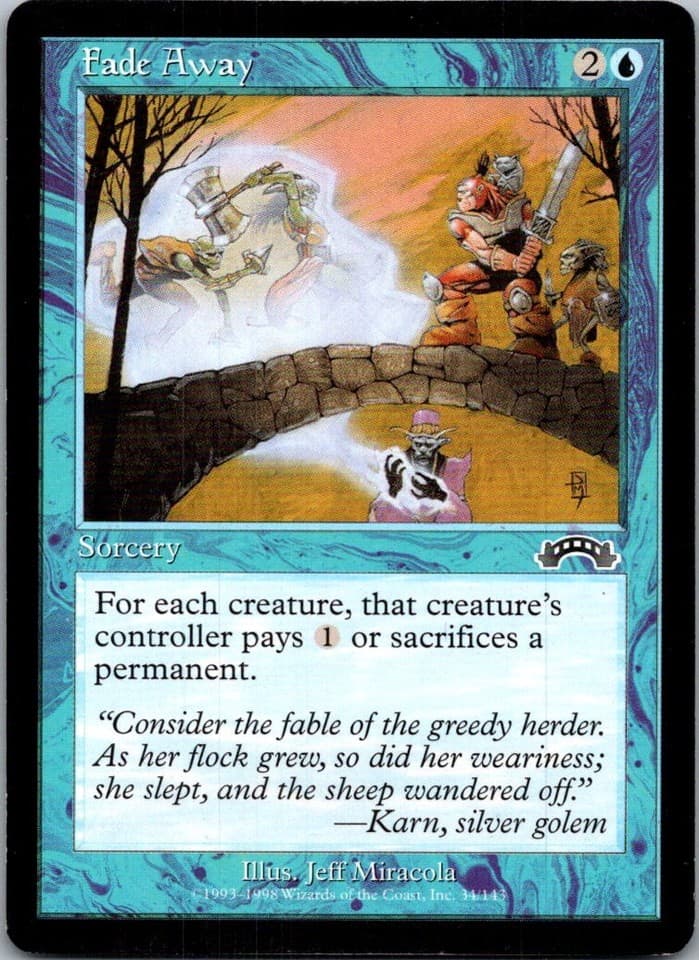 Fade Away C EXO #34 LP MTG Magic