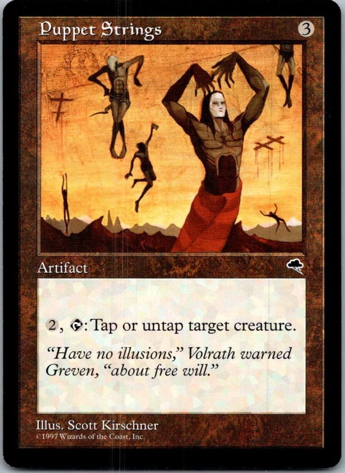 Puppet Strings U TMP #304 LP MTG Magic