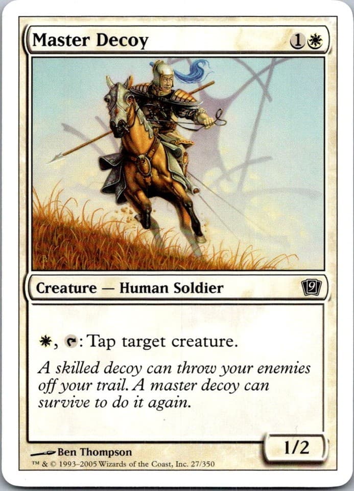 Master Decoy C 9ED #27 NM MTG Magic