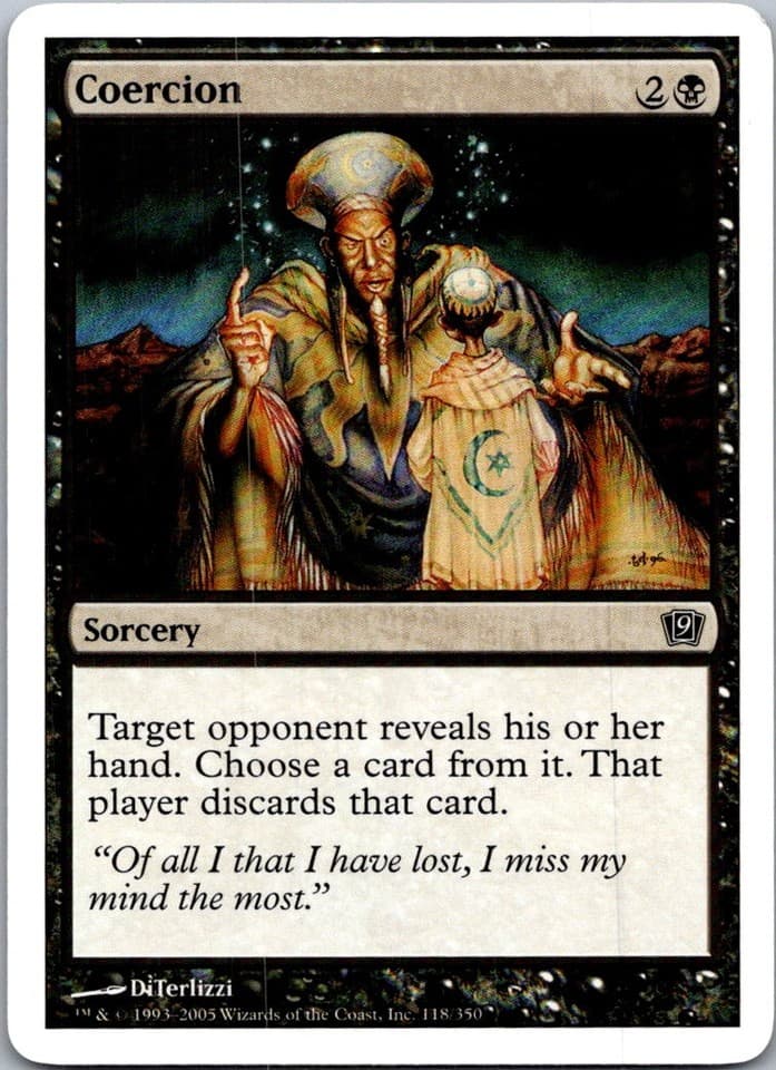 Coercion C 8ED #122 LP MTG Magic