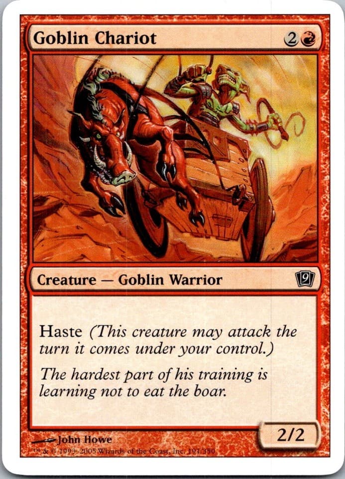 Goblin Chariot C 9ED #191 LP MTG Magic