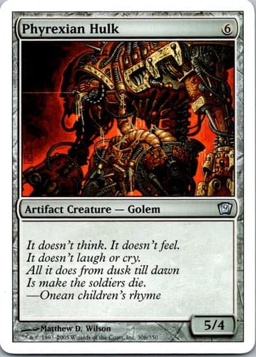 Phyrexian Hulk U 9ED #306 NM MTG Magic