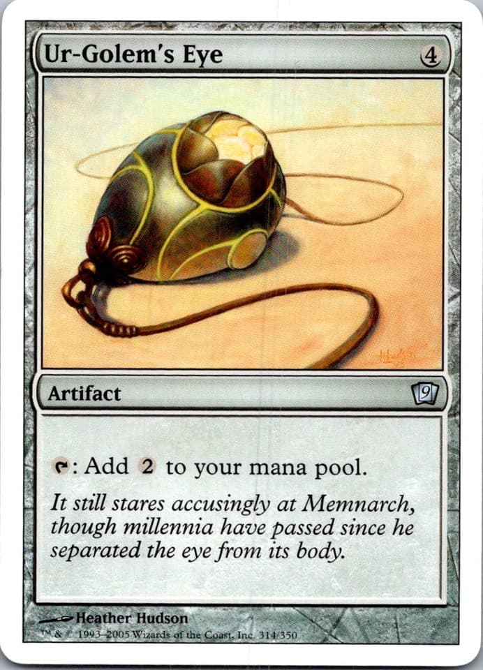 Ur - Golem's Eye U 9ED #314 NM MTG Magic