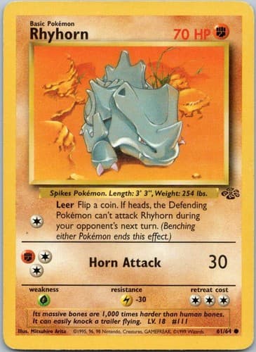 Rhyhorn Common Legendary Collection 090/110 NM