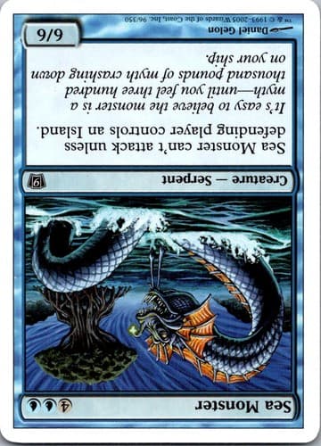 Sea Monster C 9ED # NM MTG Magic