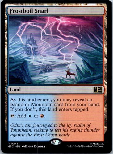Frostboil Snarl R Commander: Marvel Super Heroes 246 NM